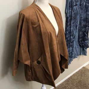 Suede Bolero-type Jacket